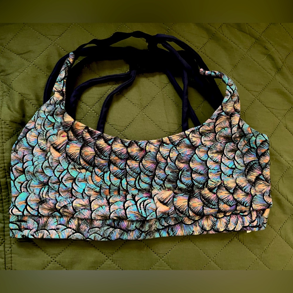 Multicolored Sports Bra